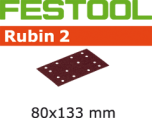 Festool Accessoires 499056 Schuurstroken Rubin 2 STF 80x133/14 P80 RU/10 - 1