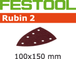 Festool Accessoires 499141 Schuurbladen Rubin 2 STF Delta/100x150/7 P40 RU/10 - 1
