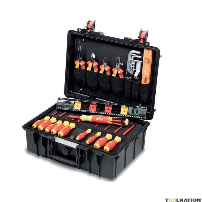 Wiha 44505 Caisse à outils pour électricien 34 pièces