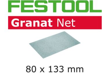 Festool Accessoires 203285 Abrasif maillé STF 80x133 P80 GR NET/50 Granat Net