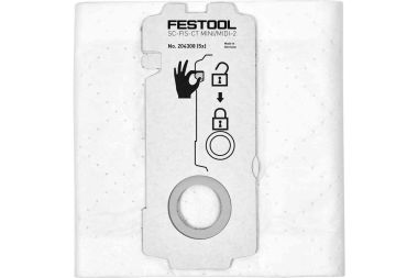 Festool Accessoires 204308 Sac filtre SELFCLEAN SC-FIS-CT MINI/MIDI-2/5/CT15