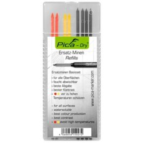 Pica PI4020 4020 Recharge sèche de graphite pour crayon de marquage