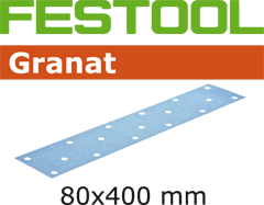 Festool Accessoires 497160 Schuurstroken Korrel 120 Granat 50 stuks STF 80x400 P120 GR/50 - 1