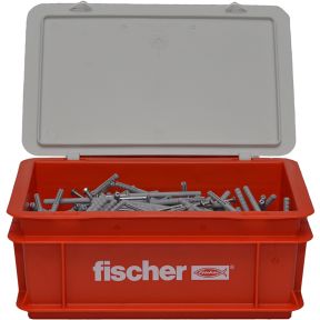 Fischer 523729 Goujon N 8 x 60/20 S BOX avec tête fraisée 200 pcs
