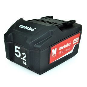 Metabo Accessoires 625592000 Batterie 18 V, 5,2 Ah, Li-Power