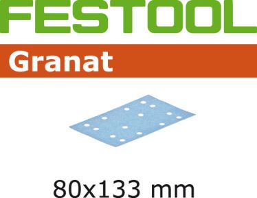 Festool Accessoires 497127 Schuurstroken Granat STF 80x133 P40 GR/10