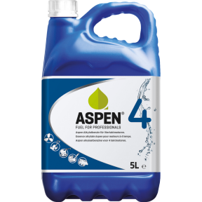 Aspen ASPEN4 Kant en klare Benzinemix 5 liter voor viertakt motoren.