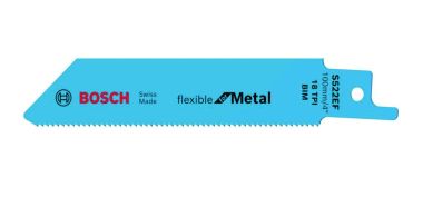 Bosch Bleu Accessoires 2608656012 S522EF Lame de scie sabre  Flexible pour métal 100 mm 5 pièces