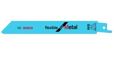 Bosch Bleu Accessoires 2608656015 S922EF Lame de scie sabre  Flexible pour métal 150 mm 5 pièces