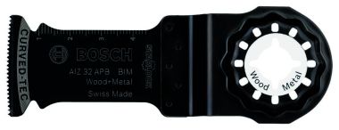 Bosch Bleu Accessoires 2608661629 AIZ 32 APB bi-métal lame de scie SL Bois et métal 32 mm 5 pièces