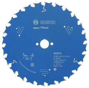 Bosch Bleu Accessoires 2608644044 Lame de scie circulaire en carbure Expert pour le bois 190 x 20 x 24T