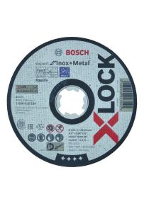 Bosch Bleu Accessoires 2608619264 X-LOCK Disque à découper Expert pour Inox + Métal 125 mm AS 60 T INOX BF