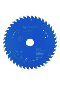 Bosch Bleu Accessoires 2608644500 Lame de scie circulaire en carbure Expert en bois pour scies sans fil 140 x 20 x T42
