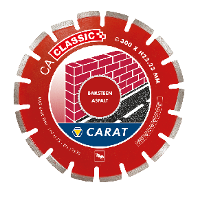 Carat CAC3504000 Lame de scie diamantée BAKSTEN / ASFALT CA CLASSIC 350x25,4MM