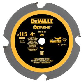 DeWalt Accessoires DT20421-QZ Lame de scie circulaire 115 x 9,5 x 4T Fibre-ciment