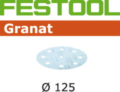 Festool Accessoires 497181 Schuurschijven Granat STF D125/90 P1200 GR/50
