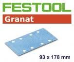 Festool Accessoires 498936 Abrasifs STF 93X178 P120 GR/100 Granat