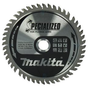 Makita Accessoires B-56764 Lame de scie HM spécialisée 165 x 20 x 48T épaisseur 1,25mm