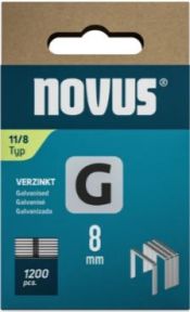 Novus 042-0796 Pas avec fil plat G 11/8mm (1.200 pièces)