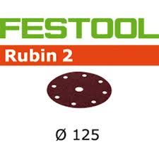 Festool Accessoires 499099 Schuurschijven Rubin 2 STF D125/90 P180 RU/50