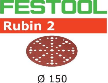Festool Accessoires 575188 Schuurschijven Rubin 2 STF D150/48 P80 RU2/50 - 1
