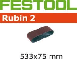 Festool Accessoires 499159 Schuurband Rubin 2 BS75/533x75-P120 RU/10