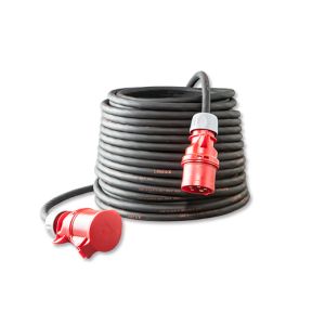 Keraf 105300 Câble d'extension 5 pôles 10 mtr. 5 x 2,5 mm2 16A