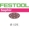 Festool Accessoires 493126 Schuurschijven Saphir STF D125/90 P50 SA/25 - 1