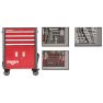 Gedore RED 3301689 R22041004 Chariot à outils WINGMAN 129 pièces - 4