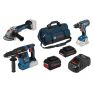 Bosch Bleu 0615990M3C 3 Tool Kit 18V - 3 machines + 1 x ProCore 18V 4,0Ah + 1 x ProCore 8.0Ah Comboset - 2