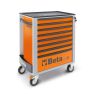 Beta 024006241 2400S-O8/E-L Chariot à outils avec 8 tiroirs 398 pièces Orange - 3