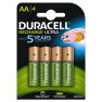 Duracell D057043 Piles rechargeables Ultra préchargées AA 4pcs - 1