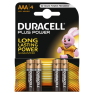 Duracell D141117 Piles Alkaline Plus Power AAA 4pcs - 1