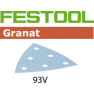 Festool Accessoires 497392 Granat Schuurbladen STF V93/6 P80 GR/50 - 1