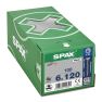 SPAX 0191010601205 Vis universelle 6 x 120 mm, filetage partiel, tête fraisée, T-STAR plus T30 - 100 pièces - 3
