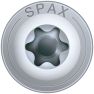 SPAX 0251010801405 HI.FORCE, 8 x 140 mm, 50 pièces, filetage partiel, Tête de disque, T-STAR plus T40, 4CUT, WIROX - 5