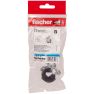 Fischer 49859 Collier de fixation rapide à charnière pour tuyau FGRS Plus 1/4" 2 pièces - 7