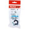 Fischer 49860 Support de tuyau articulé à fixation rapide FGRS Plus 3/8" 2 pièces - 7