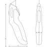 Bahco KE18-01 ERGO™ 18 mm couteau de rupture - 2