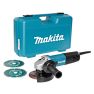 Makita 9558HNRGK2 Meuleuse Ø 125 mm 840W ( kit d'accessoires) - 2
