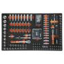 Beta 024006241 2400S-O8/E-L Chariot à outils avec 8 tiroirs 398 pièces Orange - 7