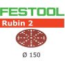 Festool Accessoires 575178 Abrasif STF D150/48 P40 RU2/10 Rubin 2 - 1