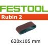 Festool Accessoires 499152 Schuurband Korrel 100 Rubin 2 10 stuks BS105/620x105-P100 RU/10 - 1