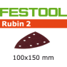 Festool Accessoires 499140 Schuurbladen Rubin 2 STF Delta/100x150/7 P220 RU/50 - 1