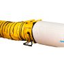 Dryfast DFV7000LSAU Ventilateur axial + 2 adaptateurs + 1 sac à poussière + tuyau de transport d'air 10 m - 2