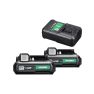 HIKOKI Accessoires UC12SLWFZ POWERPACK - Chargeur UC12SL + 2 batteries 12V 4.0Ah - 1