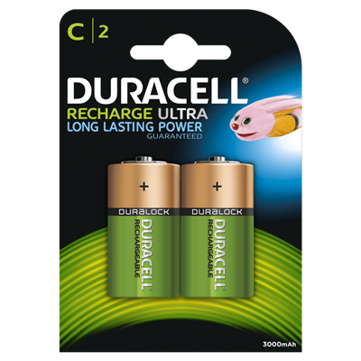 Duracell D055988 Piles rechargeables Ultra C 2pcs