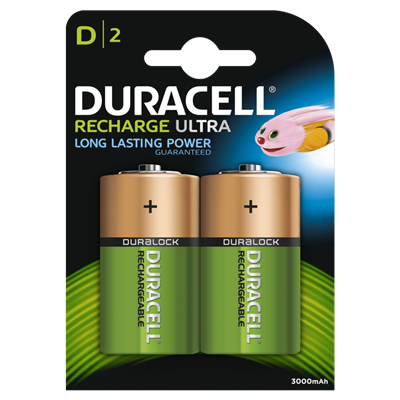 Duracell D055995 Piles rechargeables Ultra D 2pcs