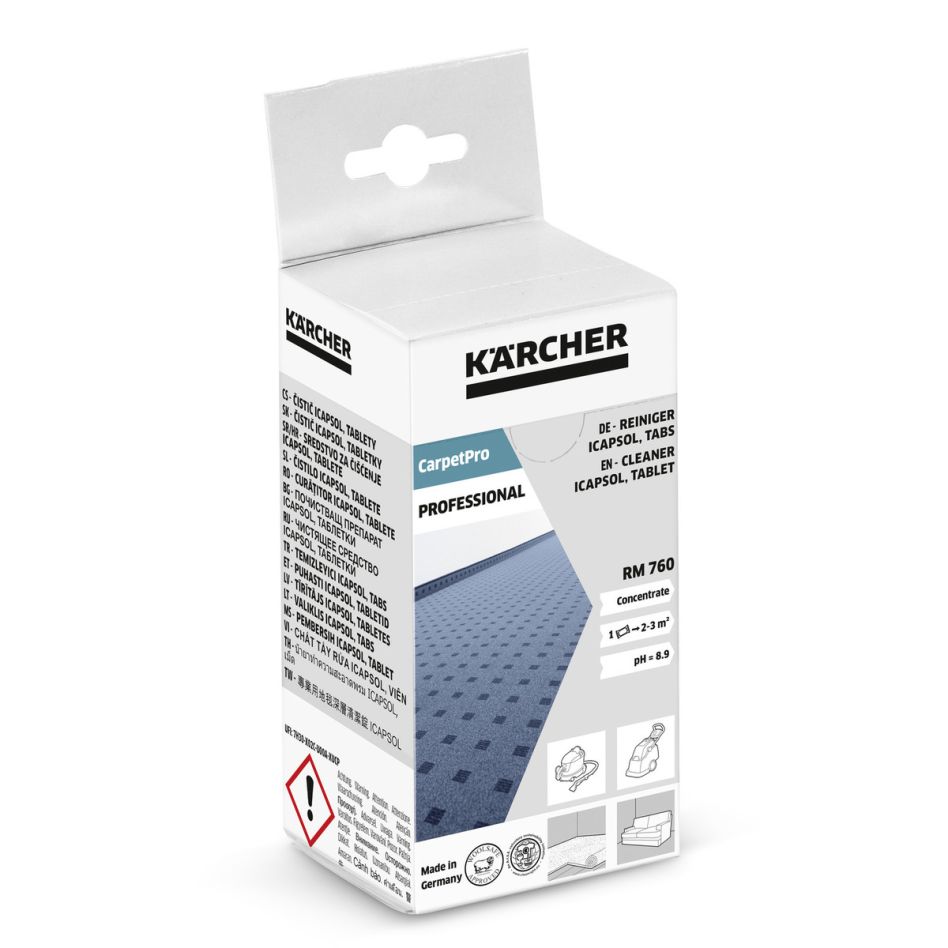 Kärcher Professional 6.295-850.0 CarpetPro agent nettoyant pour tapis RM 760, tablettes, 16 tablettes