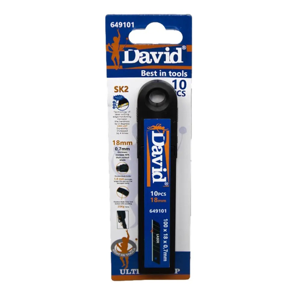 David 649101 Lames de rechange de rupture 18 mm SK2 10 pcs.